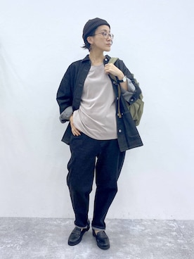 えまこさん（レディース・159cm）の秋コーディネート