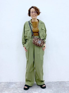 えまこさん（レディース・159cm）の春コーディネート