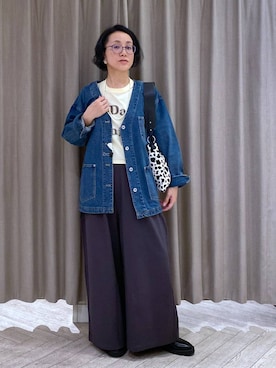 えまこさん（レディース・159cm）の秋コーディネート