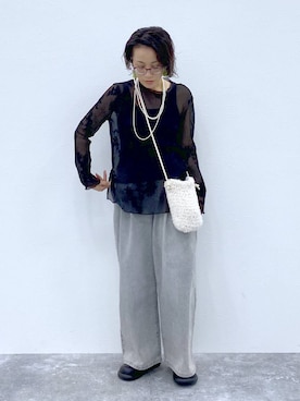 えまこさん（レディース・159cm）の秋コーディネート