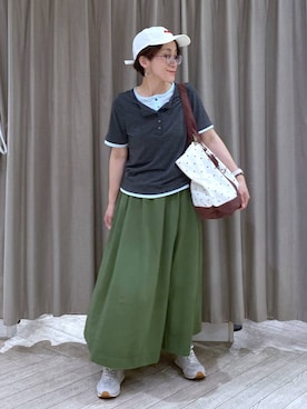 えまこさん(レディース・159cm)の夏コーディネート