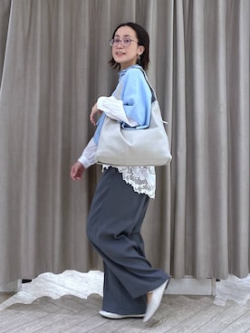 「studio CLIP（スタディオクリップ）のアイテム」を使った、えまこさん（レディース・159cm）の冬コーディネート