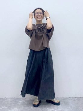 えまこさん（レディース・159cm）の夏コーディネート