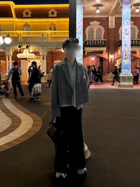「Disney（ディズニー）のアイテム」を使った、ゆーとさん（メンズ・169cm）の春コーディネート