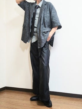 「アイテム（フォーマルスーツ/小物）」を使った、ko(私服記録)さん（メンズ・171cm）の秋コーディネート