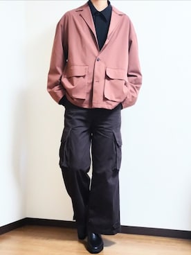 「LUCY（ルーシー）のアイテム」を使った、ko(私服記録)さん（メンズ・171cm）の秋コーディネート