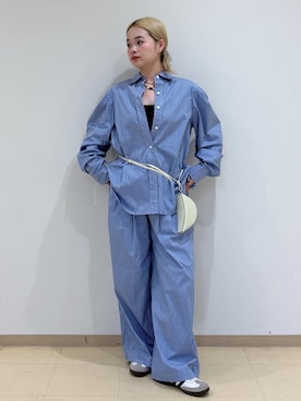 「アイテム（シュシュ）」を使った、e.c.8123さん（レディース・160cm）の秋コーディネート