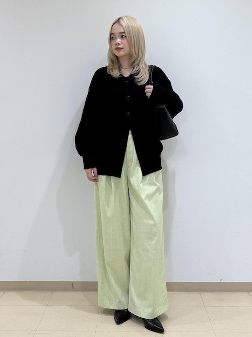 セール】【サステナブル】ポロニットリラックスカーディガン