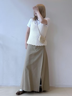 「EMOELLE（エモエレ）のアイテム」を使った、e.c.8123さん（レディース・160cm）の夏コーディネート