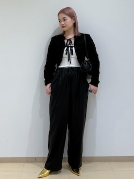 「セレモニーコーデ」｜「アイテム（キャミソール）」を使った、e.c.8123さん（レディース・160cm）の秋コーディネート