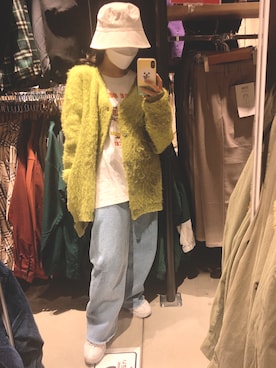 「MAINBOOTH（メインブース）のアイテム」を使った、hitomi0810ikuraさん（レディース・148cm）の冬コーディネート