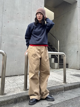 「アイテム（ニットキャップ/ビーニー）」を使った、まるさん（レディース・165cm・20代）の秋コーディネート