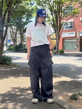「MERRELL（メレル）のアイテム」を使った、まるさん（レディース・165cm）の夏コーディネート