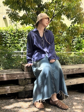「mignon（ミニョン）のアイテム」を使った、まるさん（レディース・165cm）の春コーディネート