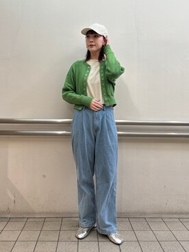 「アイテム（キャップ）」を使った、まるさん（レディース・165cm・20代）の冬コーディネート