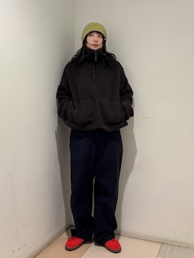 「H&M（エイチ・アンド・エム）のアイテム（ジャケット/アウター）」を使った、まるさん（レディース・165cm）の秋コーディネート