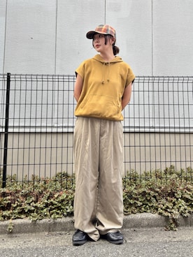 「キャップ」｜まるさん（レディース・165cm・20代）の秋コーディネート