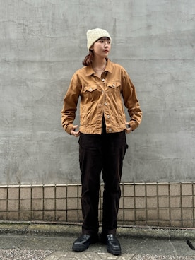 「Chillfar（チルファー）のアイテム（ジャケット/アウター）」を使った、まるさん（レディース・165cm）の秋コーディネート