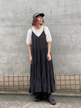 「ap retro（アプレトロ）のアイテム」を使った、まるさん（レディース・165cm）の夏コーディネート