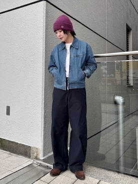 「アイテム（デニムジャケット）」を使った、まるさん（レディース・165cm・20代）の秋コーディネート