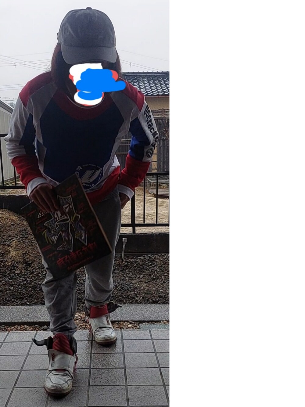 「WRESTLING CRIME MASTER&DRUM SING、GETTIN LOOSE、トリコロール、90s、undercover、モーターサイクル、ホンダ、スエットパンツ、リーボック(Reebok)、エイリアンスタンパー、映画エイリアン、メッシュ、メッシュトップス」｜「ベリースペシャルのアイテム（キャップ、グレー系）」を使った、Neggyさん（メンズ・165cm）の春コーディネートの1枚目の写真
