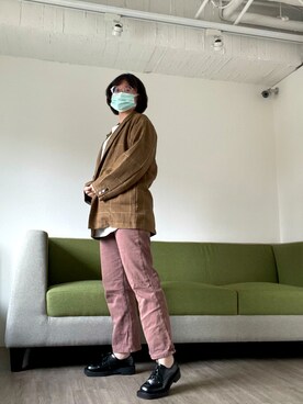 鄭考古さん（レディース・158cm）の秋コーディネート