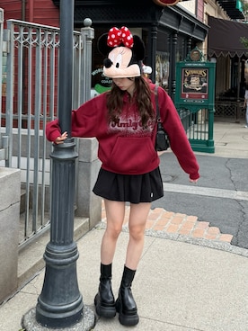 「アイテム（口紅/リップティント/グロス）」を使った、りなてぃさん（レディース・150cm）の秋コーディネート