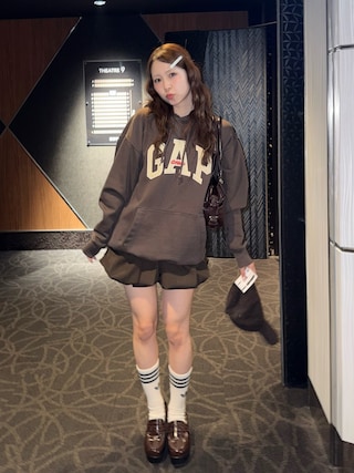 「adidas（アディダス）のスリーストライプス クルーソックス 3足組 靴下 アディダスオリジナルス adidas Originals（ソックス/靴下）」を使った、りなてぃさん（レディース・150cm）の春コーディネート