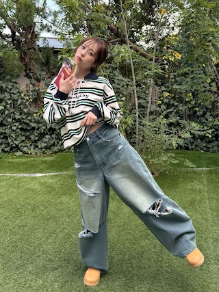 「Timberland（ティンバーランド）のレディース リンデン ウッド 6インチ ウォータープルーフ ブーツ（ブーツ）」を使った、りなてぃさん（レディース・150cm）の春コーディネート