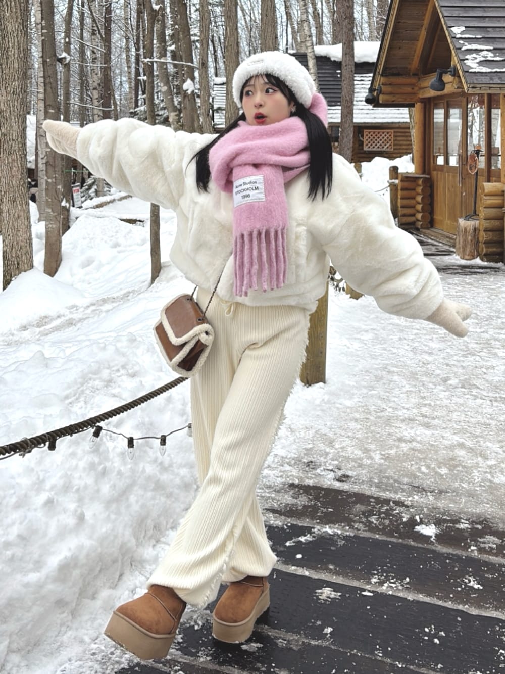 りなてぃ｜Acne Studiosのマフラーを使ったコーディネート - WEAR