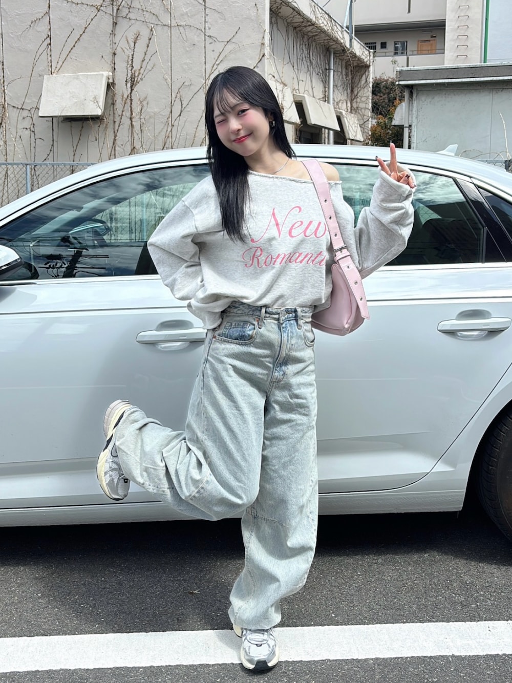 りなてぃ｜WHO'S WHO galleryのスウェットを使った春コーディネート - WEAR
