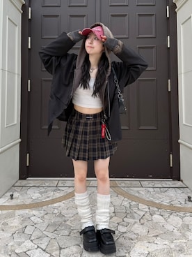 「アイテム（メイクアップ）」を使った、りなてぃさん（レディース・150cm）の夏コーディネート