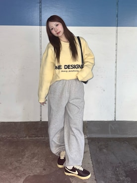 「アイテム（ハイライト/シェーディング）」を使った、りなてぃさん（レディース・150cm）の冬コーディネート