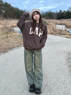 「アイテム（メイクアップ）」を使った、りなてぃさん（レディース・150cm）の冬コーディネート