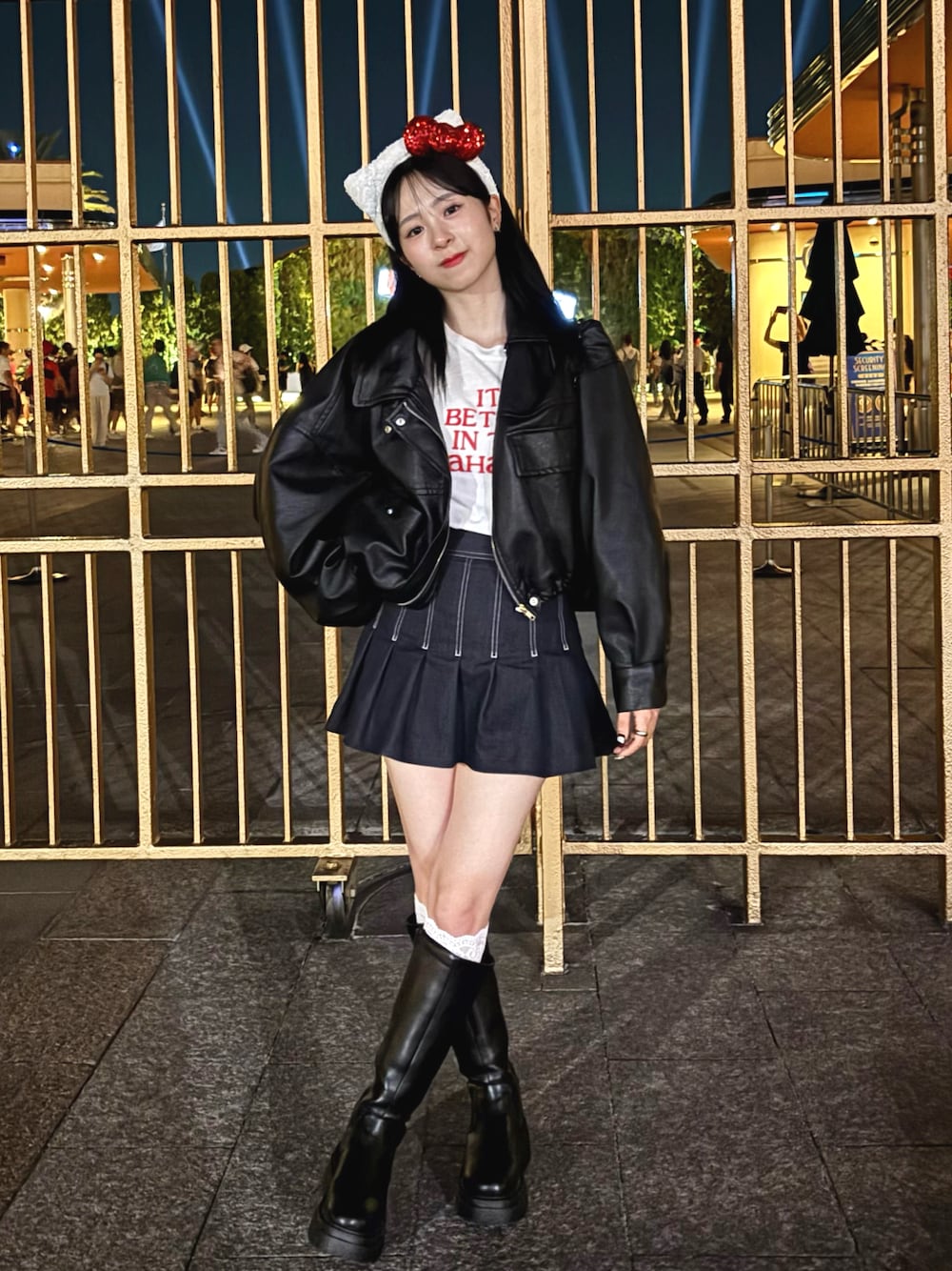 Guy Laroche 80sバブリーファッション　本革　ジャケット　スカート りなてぃ｜GRLのジャケット/アウターを使ったコーディネート - WEAR