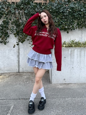 りなてぃさん（レディース・150cm）の冬コーディネート