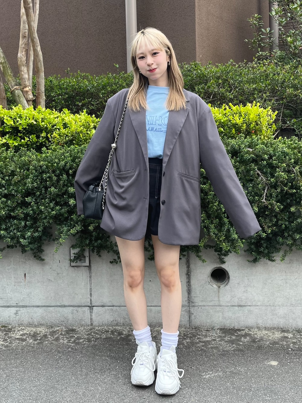 りなてぃ｜FOREVER 21のテーラードジャケットを使ったコーディネート