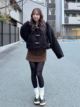 りなてぃさん（レディース・150cm）の冬コーディネート