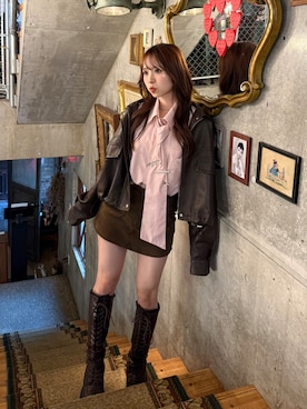 「アイテム（メイクアップ）」を使った、りなてぃさん（レディース・150cm）の春コーディネート