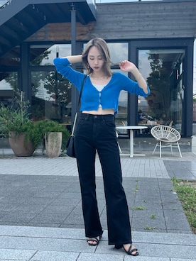 「アイテム（キャミソール）」を使った、りなてぃさん（レディース・150cm）の夏コーディネート