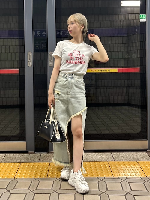 セール】フロントロゴプリントミニTEEシャツ（Tシャツ