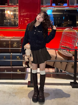 「アイテム（その他）」を使った、りなてぃさん（レディース・150cm）の秋コーディネート