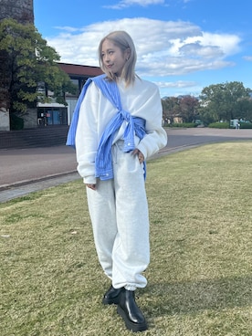 りなてぃさん（骨格ストレート・レディース・150cm）の秋コーディネート