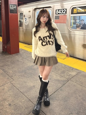 「アイテム（その他）」を使った、りなてぃさん（レディース・150cm）の秋コーディネート