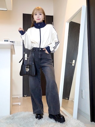APE デニムジャージ　ゆりあん着用 秋服 1694442068_320.jpg