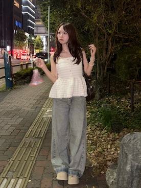 「アイテム（その他）」を使った、りなてぃさん（レディース・150cm）の夏コーディネート