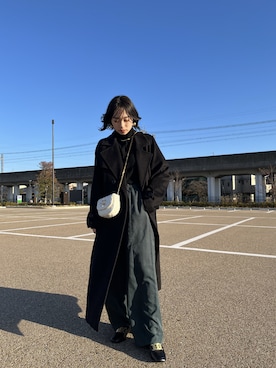 「LVEU.（ラブユ.）のアイテム（ジャケット/アウター）」を使った、りなてぃさん（レディース・150cm）の冬コーディネート