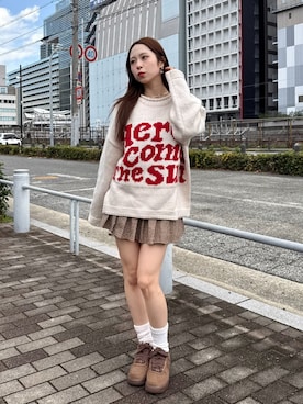 「アイテム（メイクアップ）」を使った、りなてぃさん（レディース・150cm）の冬コーディネート