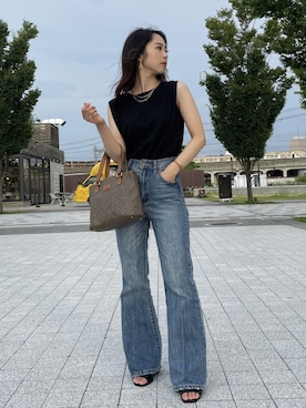 「アイテム（パンツ）」を使った、りなてぃさん（レディース・150cm・20代）の春コーディネート
