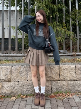 「アイテム（メイクアップ）」を使った、りなてぃさん（レディース・150cm）の冬コーディネート